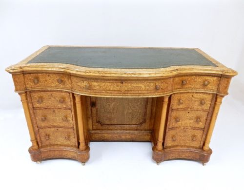 Ash Pedestal Desk