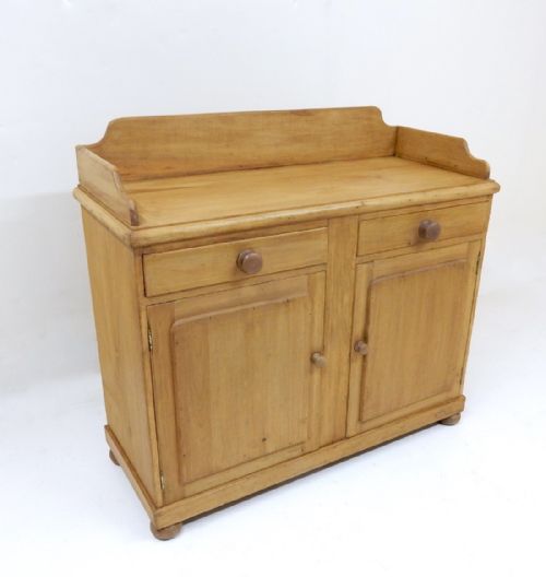 Antique Pine Cupboard Base