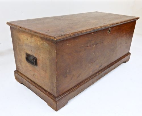 Victorian Pine Blanket Box