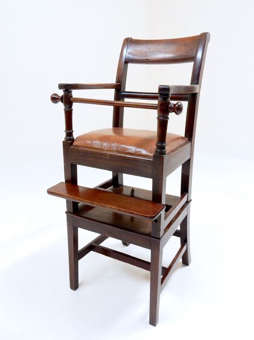 Mahogany Child's Highchair