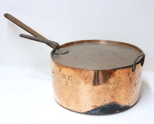 Victorian Copper Pan & Lid