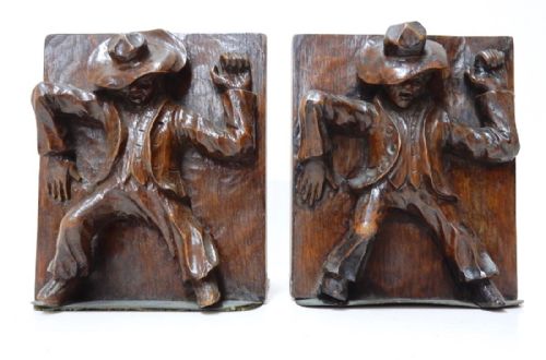 Oak Bookends