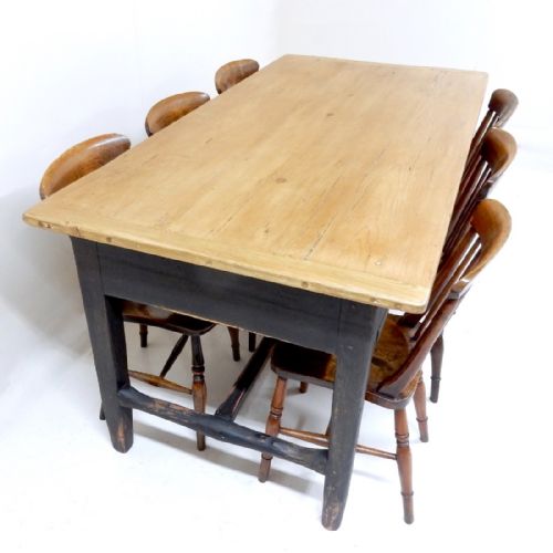 Farmhouse Pine Kitchen Table