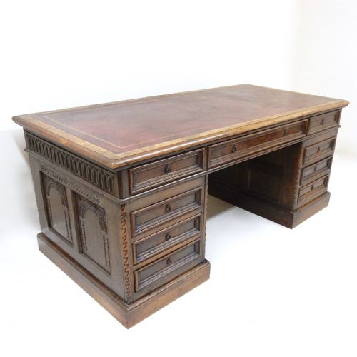 Large Oak Desk
