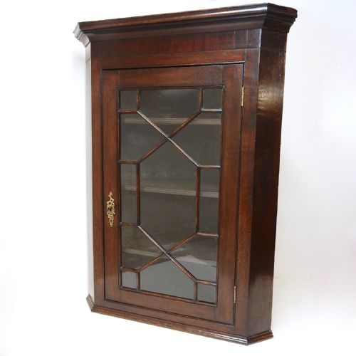 Oak Corner Cupboard