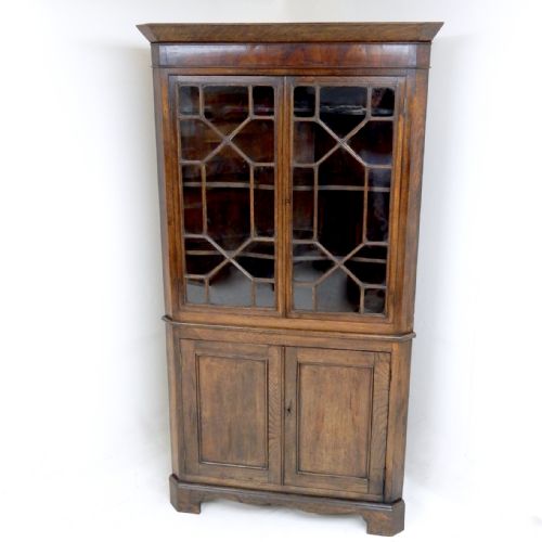Oak Corner Cupboard