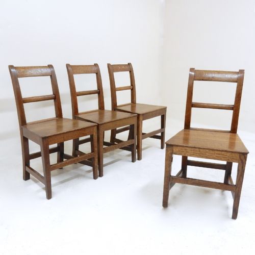 Oak Dining Chairs (4)