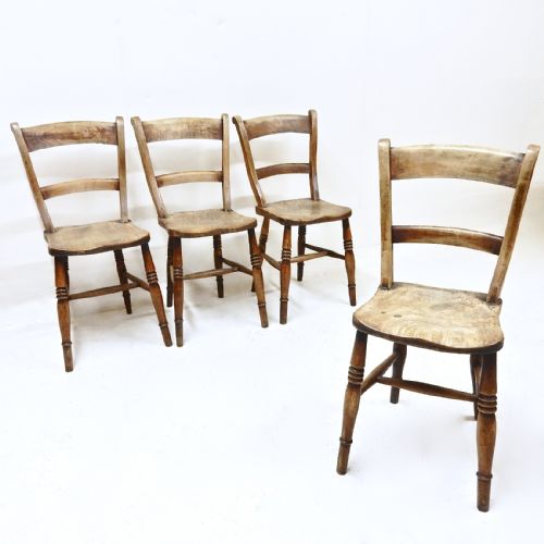 Set 4 Windsor Kitchen Chairs