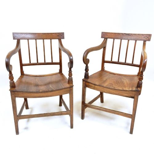 Two Carver Armchairs