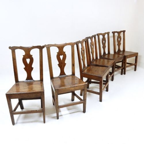 Oak Dining Chairs X6