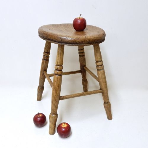 Ash and Elm Country Stool