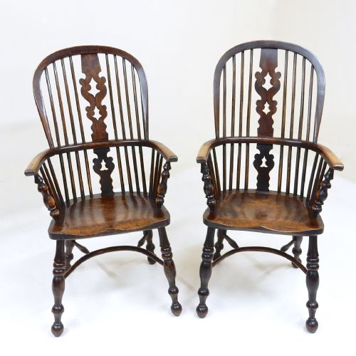 Pair of Windsor Armchairs