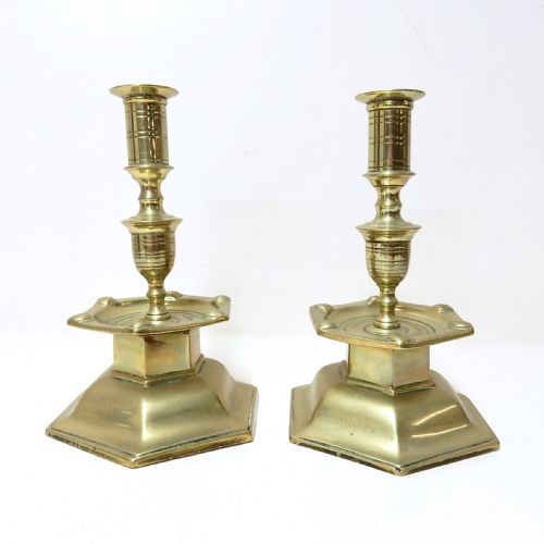 Antique Brass Candlesticks