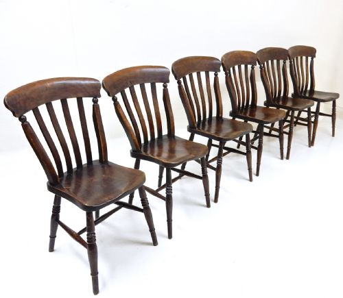 Set 6 Windsor Kitchen Chairs