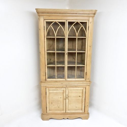 Pine Corner Cupboard