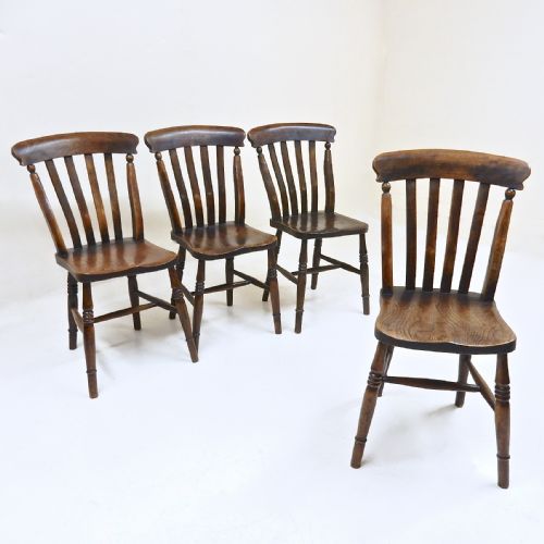 Antique Kitchen Chairs X4