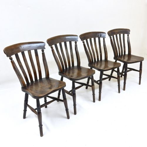 Set 4 Windsor Lathback Side Chairs