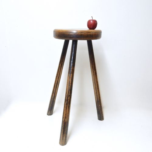 Tall Antique Stool