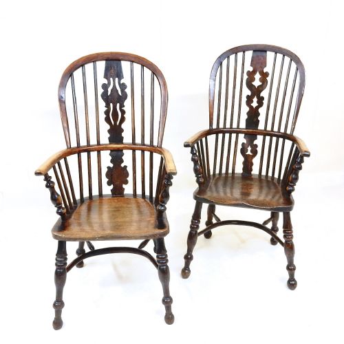 Antique Windsor Armchairs X2