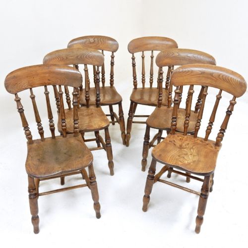 Set 6 Windsor Kitchen Chairs