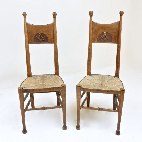 Pair of Masonic Chairs