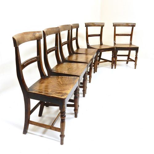 Set 6 Country Dining Chairs