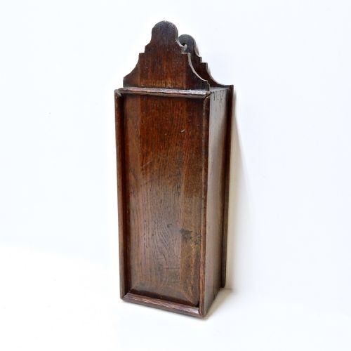 C18th Oak Candle Box
