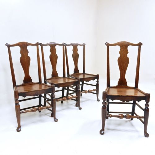 Set 4 Georgian Dining Chairs