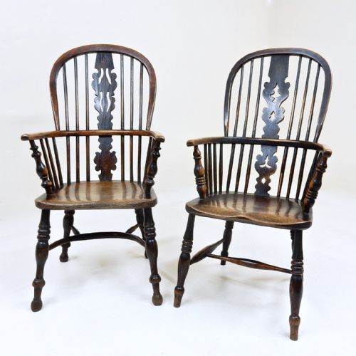Antique Windsor Armchairs X2