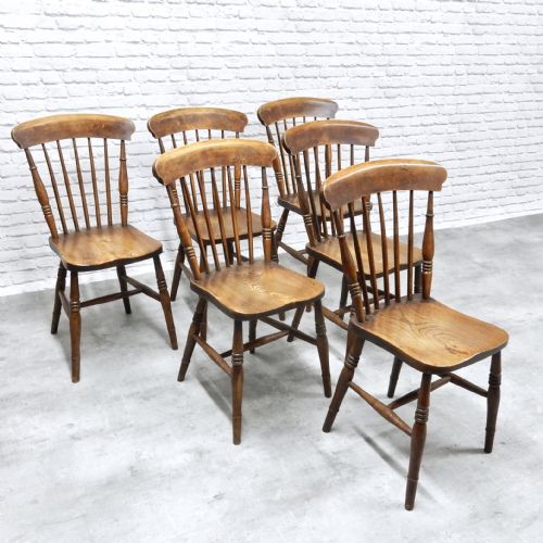 Set 6 Windsor Kitchen Chairs