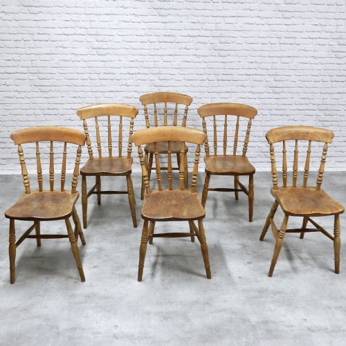 6x Windsor Kitchen Chairs