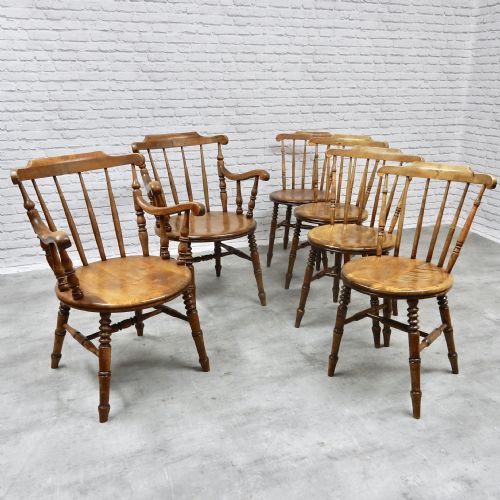 6x Windsor Kitchen Chairs