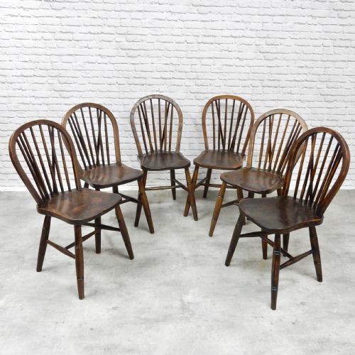 6x Windsor Kitchen Chairs