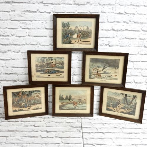 6x Hunting Prints