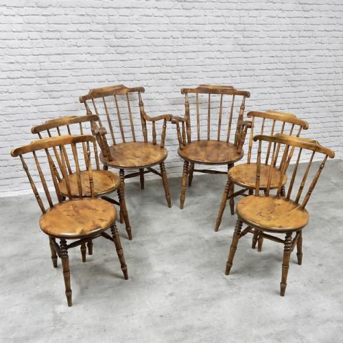 6x Swedish Kitchen Chairs