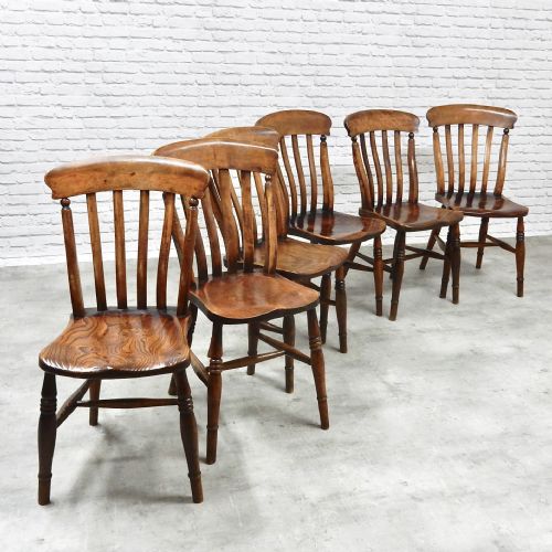 Set 6 Windsor Kitchen Chairs