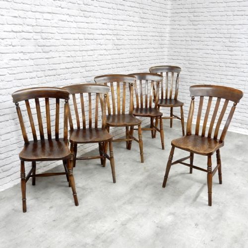 Set 6 Windsor Kitchen Chairs