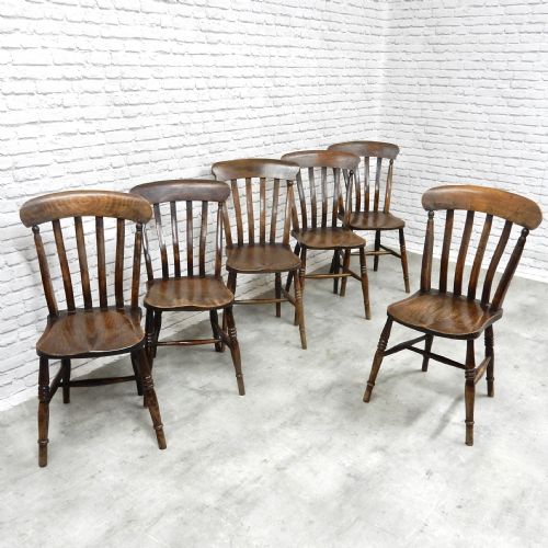 Set 6 Farmhouse Kitchen Chairs