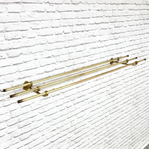 Brass Luggage/hat Rack