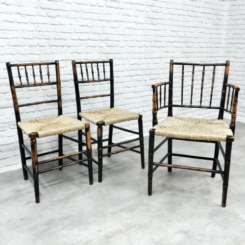 W.morris Sussex Chairs X3