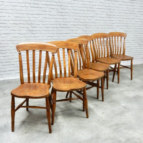 Set 6 Windsor Kitchen Chairs