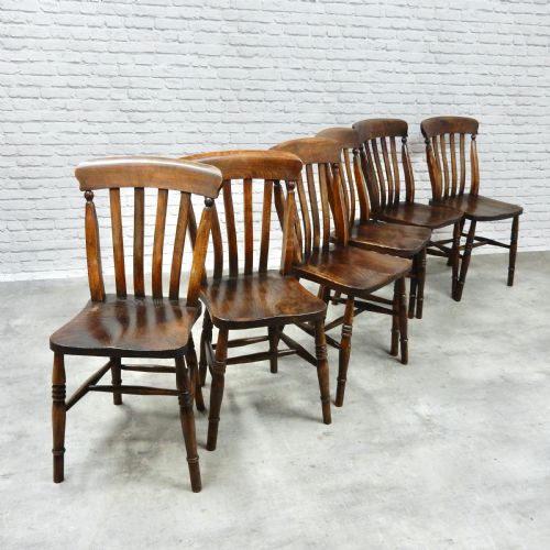 Set 6 Windsor Kitchen Chairs