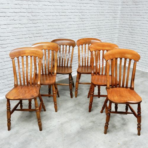 Set 6 Windsor Kitchen Chairs