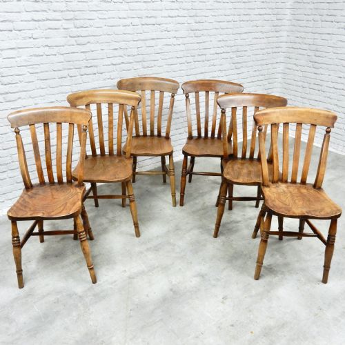 Set 6 Windsor Kitchen Chairs