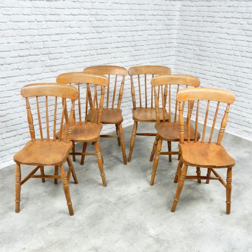 Set 6 Windsor Kitchen Chairs