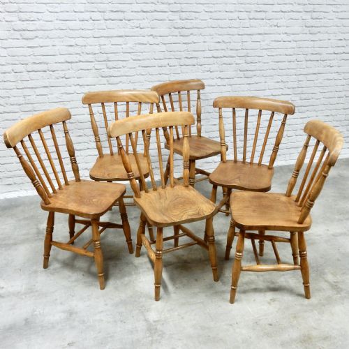 Set 6 Windsor Kitchen Chairs