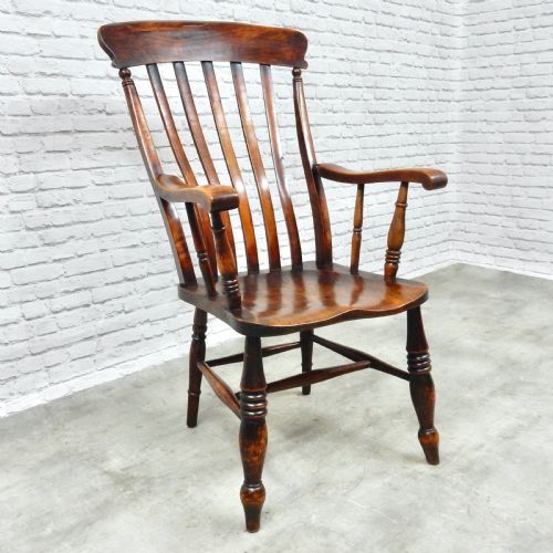 Large Windsor Lathback Armchair