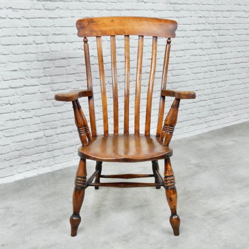 Large Windsor Lathback Armchair
