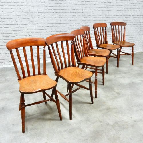 Set 6 Windsor Kitchen Chairs