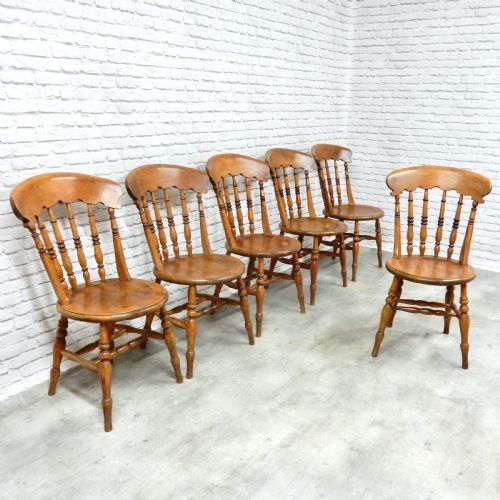 Set6 Penny Seat Windsor Chairs